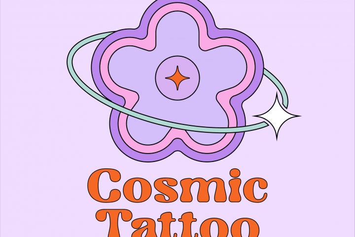 Логотип для тату-салона "Cosmic Tattoo"