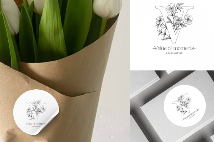 Дизайн для салона цветов