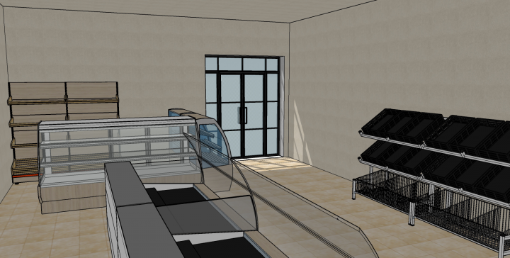 3D-модель магазина