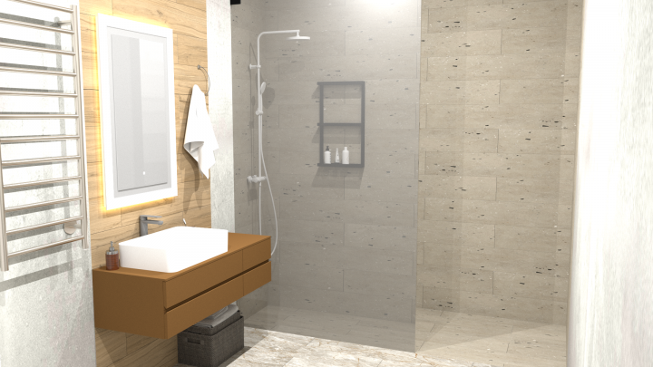 Интерьер с применением текстур KERRANOVA