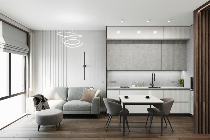 Квартира ЖК Серебряный фонтан 45 м кв