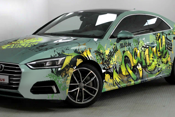 Граффити на авто