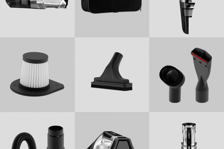 3D рендеры "Автомобильный пылесос"