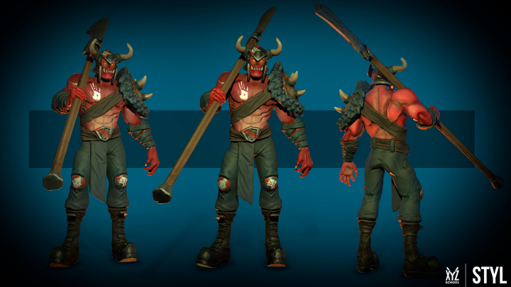 Stylized orc / Ruslan Smakov / XYZ School