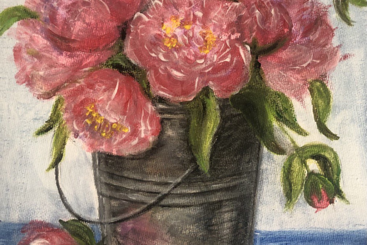 Рисунок Пионы