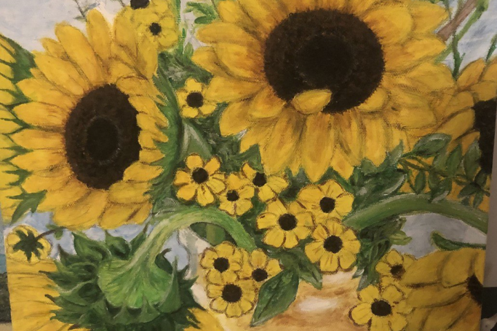 Рисунок Подсолнухи