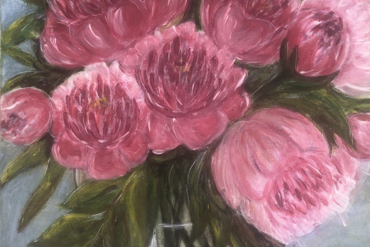 Рисунок Пионы