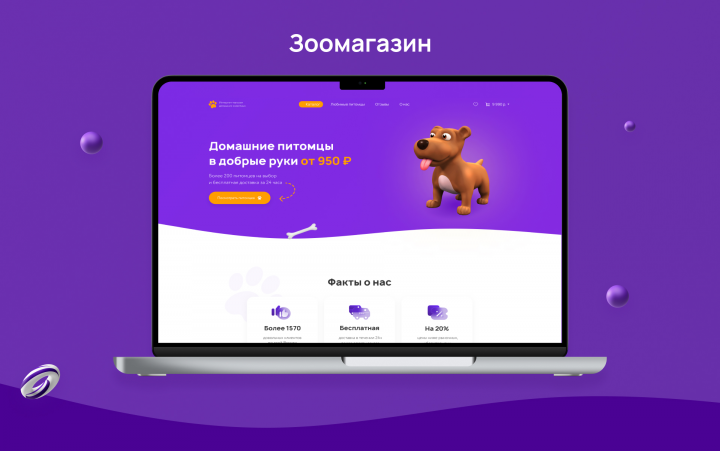 Дизайн зоомагазина