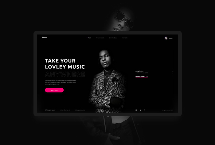 Spotify site