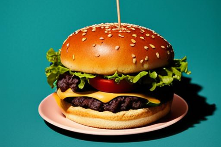 3D  иллюстрация для бургерной "Фарш"