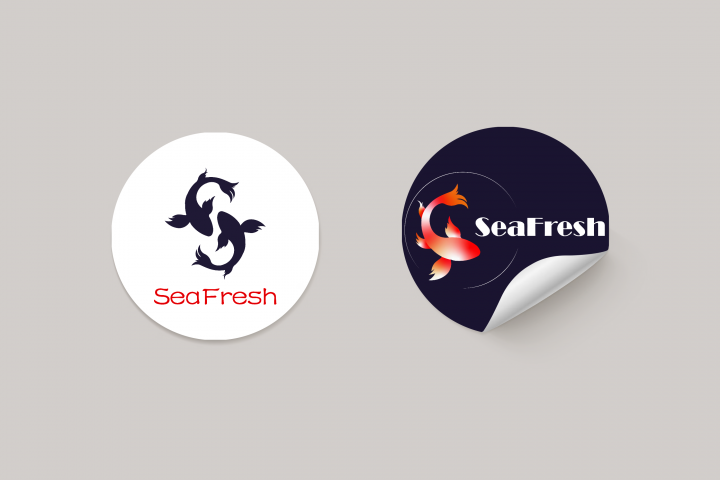 Логотип магазина морепродуктов