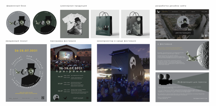 Фирменный стиль для международного фестиваля кино