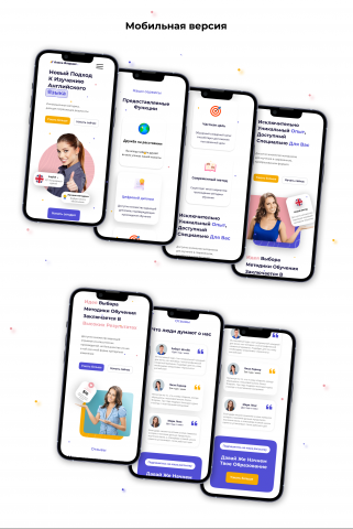 Дизайн мобильной версии сайта