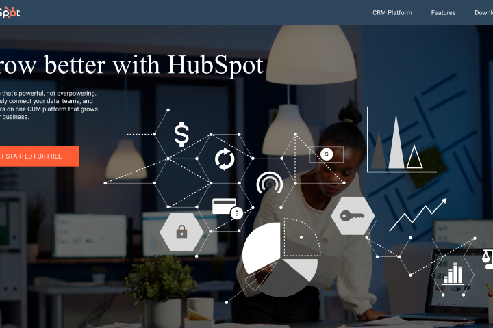 Сайт для компании HubSpot