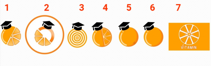 Логотипы для онлайн-курсов по подготовке к ОГЭ/ЕГЭ Vitamin