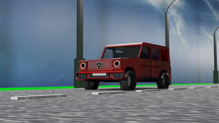 3D модель автомобиля