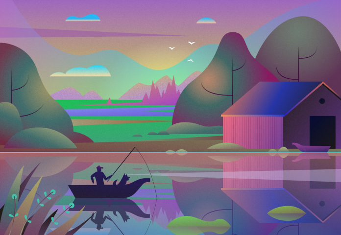 Домик рыбака