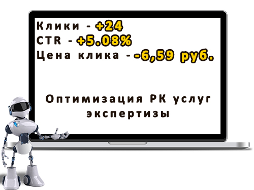 Оптимизация РК услуг экспертизы