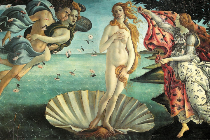 Эссе на тему: Венера с картины С.Боттичелли "Рождение Венеры"