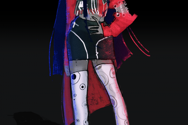 CG ART/ЦИФРОВОЙ РИСУНОК/референс персонажа