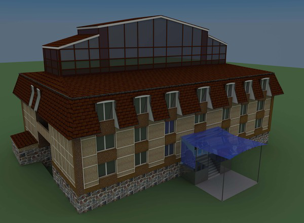 Коттедж_эклектика