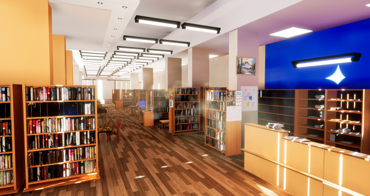 3д визуализация библиотеки