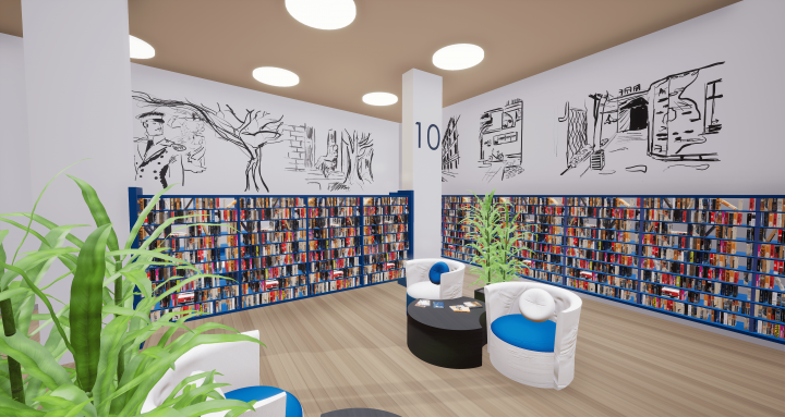 3д визуализация библиотеки