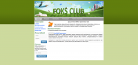 Сайт клуба "ФОКС" занимающегося проведением интернет-конкурсов