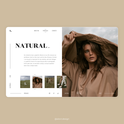 Сайт-портфолио фотографа