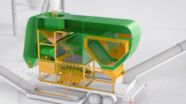 Агро оборудование - визуализация работы