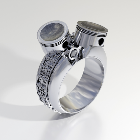 перстень байкера