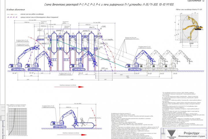 Разработка проекта производства демонтажных работ (ППДР)