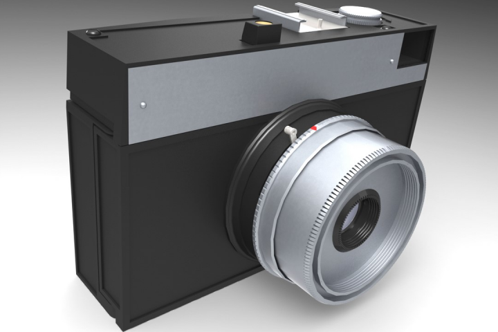 3D модель фотоаппарата Смена-8М