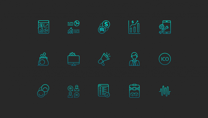 Icon Set для аналитической платформы