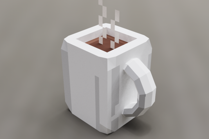 Low-Poly Кружка