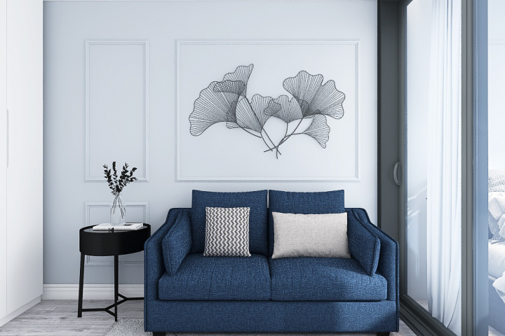 Зона отдыха в стиле современная классика