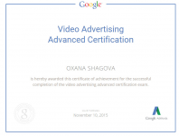 Video Advertising Advanced Certification