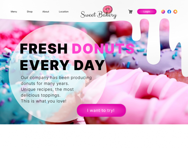 Интернет магазин Sweet Bakery
