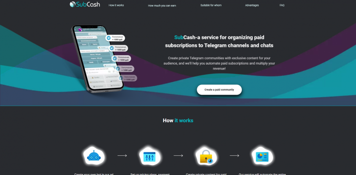 Сервис платных подписок 💰
