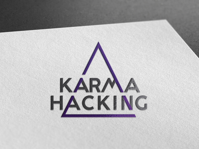 Разработка логотипа "karmahacking"