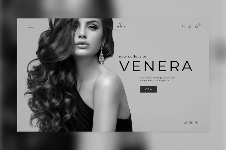 Экран главной страницы интернет магазина