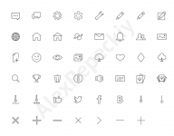 flat icons