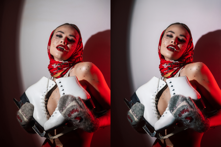 Пример ретуши