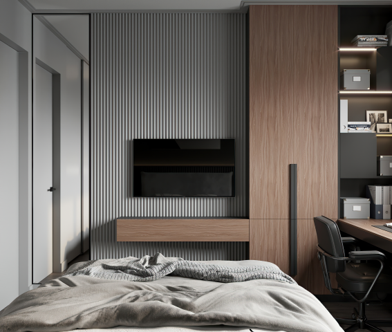 Дизайн-проект однокомнатной квартиры для молодого человека