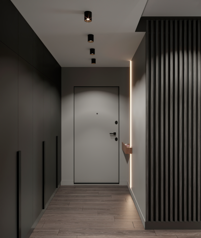 Дизайн-проект однокомнатной квартиры для молодого человека