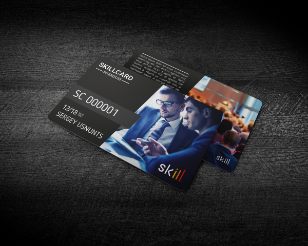 Дизайн клубных карт Skill Premium