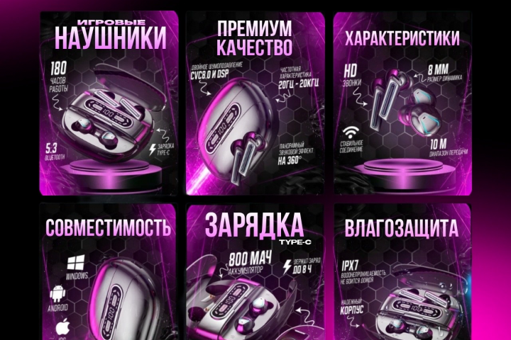 Дизайн маркетплейсов для WB