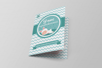 Буклет для студии снимающей выписку из роддома