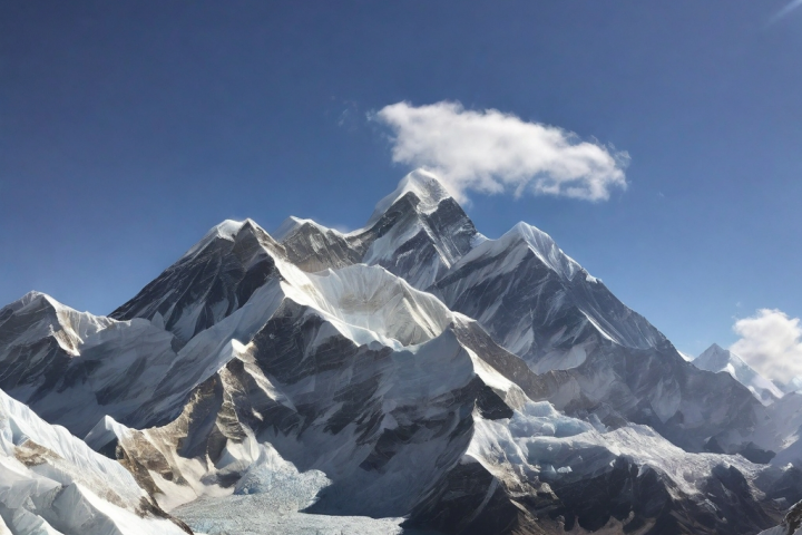 Эверест в солнечную погоду