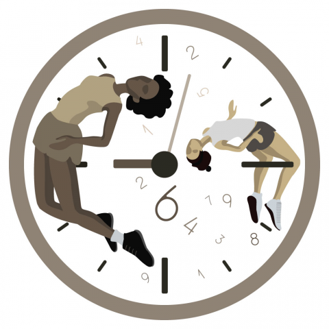 Concept art about time-menegment and achieve goals